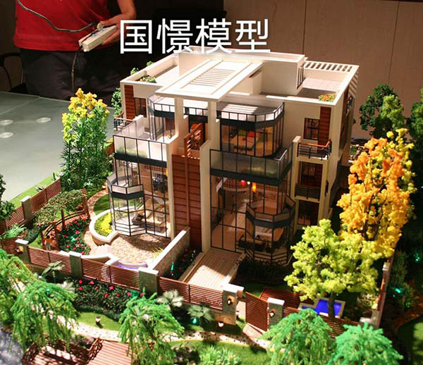镇巴县建筑模型